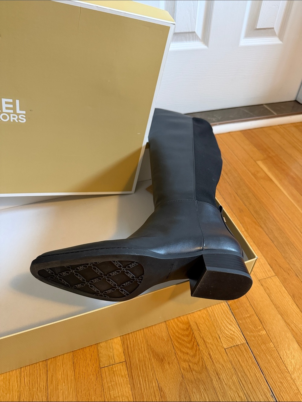 Michael Kors Black Over-the-Knee Zip Boots Size 8 - Picture 5 of 5